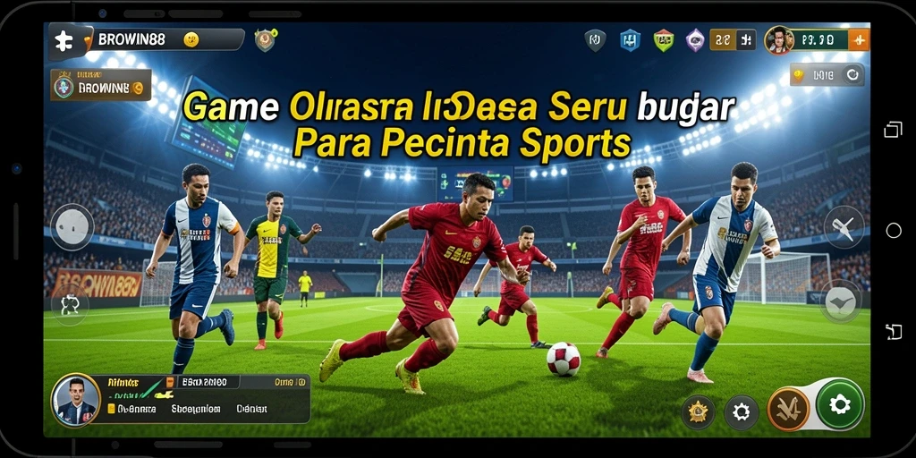 Tangkapan layar utama menampilkan aksi seru dalam gameplay BROWIN88.