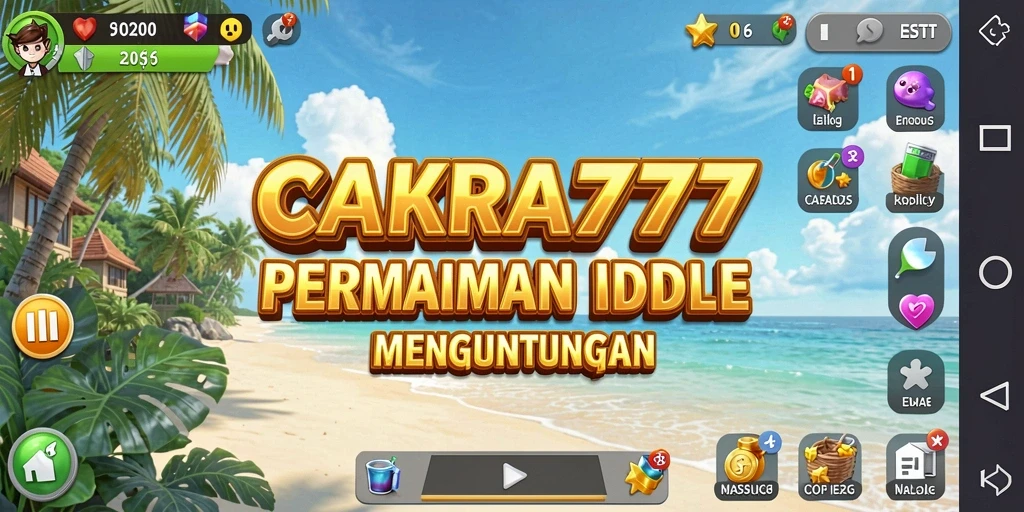 Tampilan gameplay <strong>CAKRA777</strong> yang menarik dalam genre Idle.