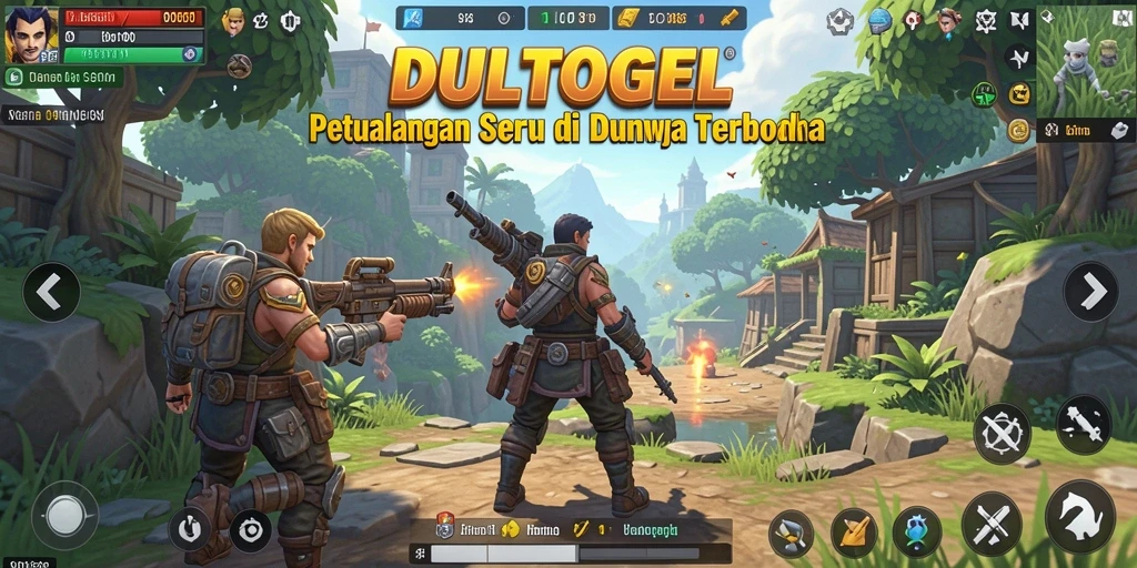 Gameplay DULTOGEL yang mengasyikkan di dunia terbuka.