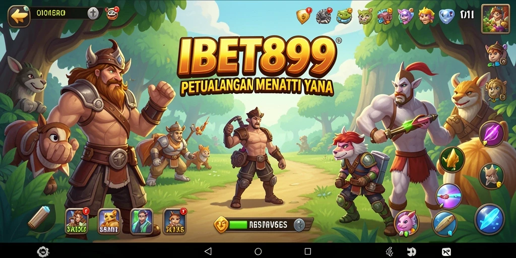 Screenshot utama IBET899 menampilkan aksi seru dalam petualangan yang menantang.