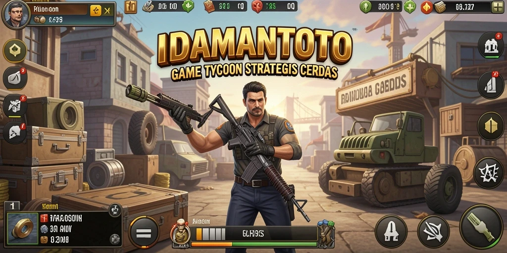 Tampilan gameplay <strong>IDAMANTOTO</strong> yang menarik dan penuh strategi bisnis.