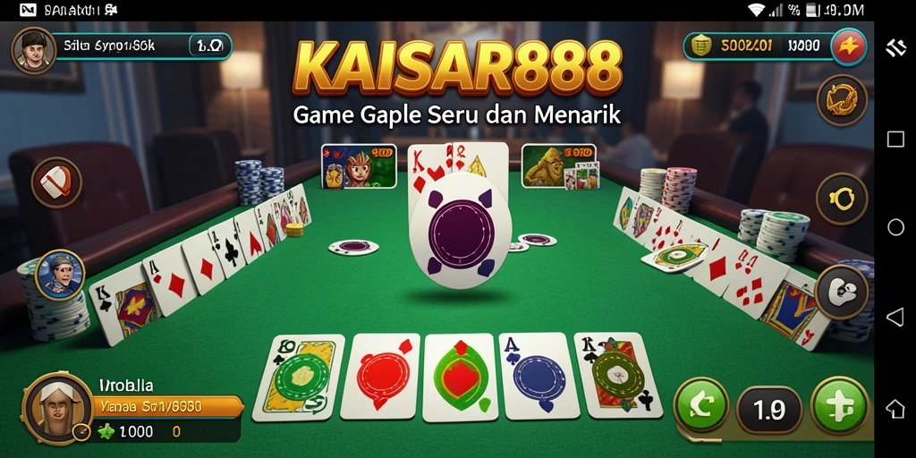 Gameplay seru dan kompetitif dalam KAISAR888.