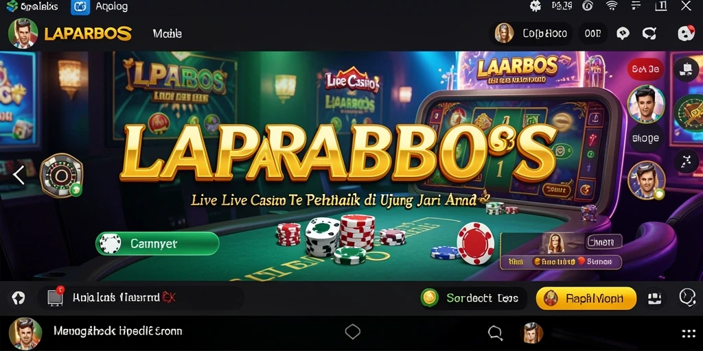 Tampilan gameplay LAPARBOS yang menarik dan interaktif di Live Casino.