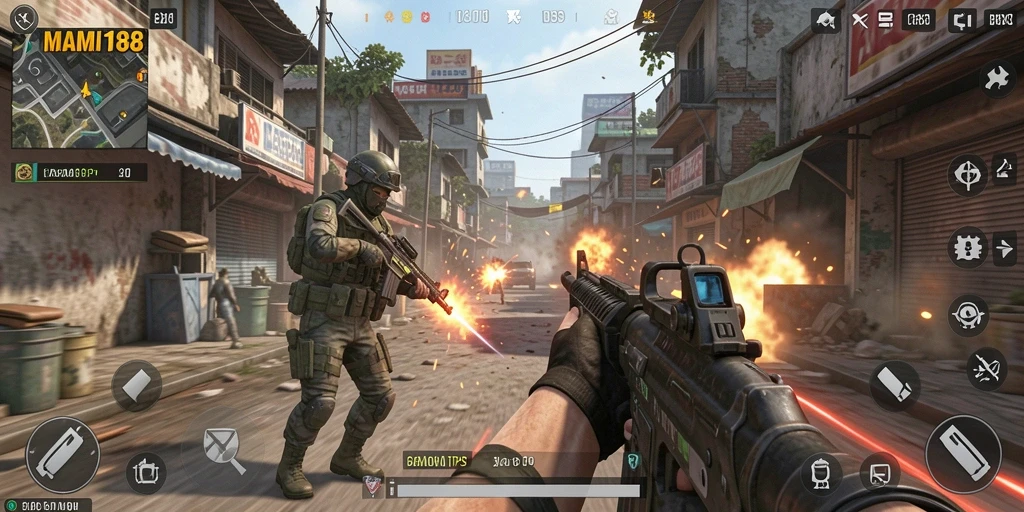 Tampilan gameplay seru dan menegangkan dari MAMI188.