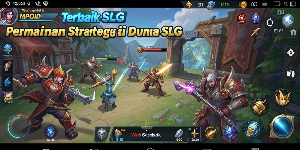 Tangkapan layar MPOID menampilkan strategi dan pertempuran epik dalam permainan SLG.