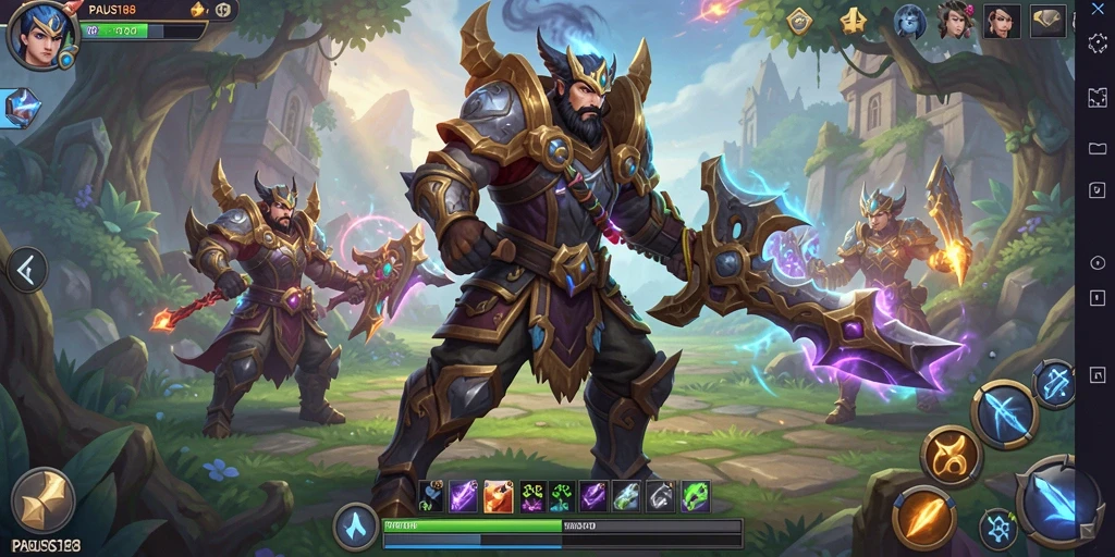Gameplay mendebarkan di dunia ARPG PAUS188.