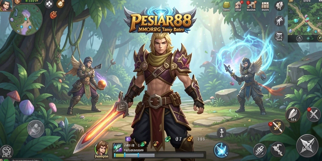 Tampilan gameplay PESIAR88 yang mendebarkan dalam dunia MMORPG.