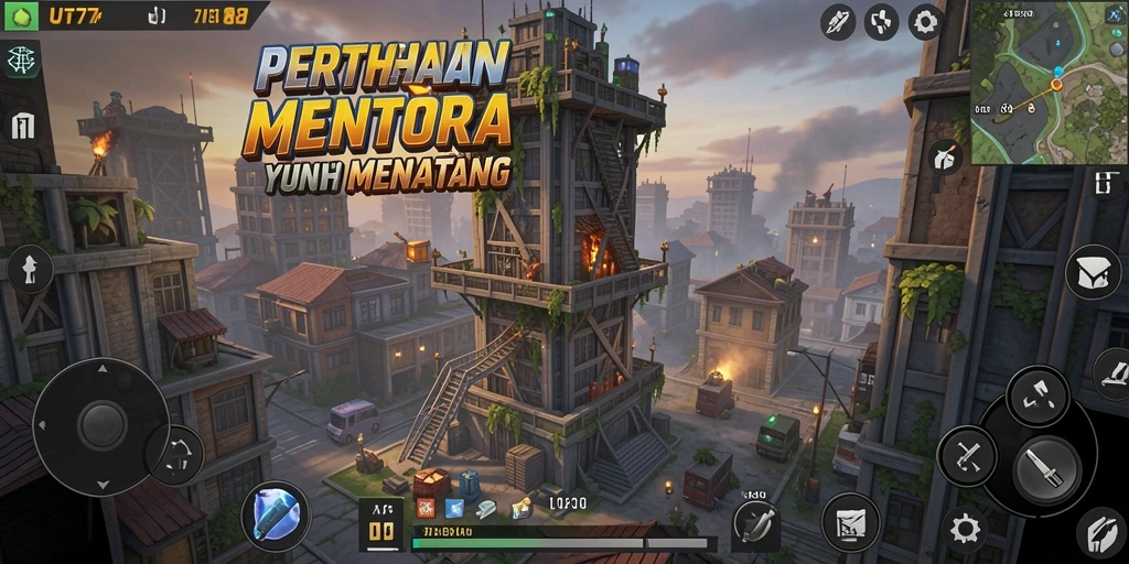 Tampilan epic dari gameplay UT77 yang menantang.