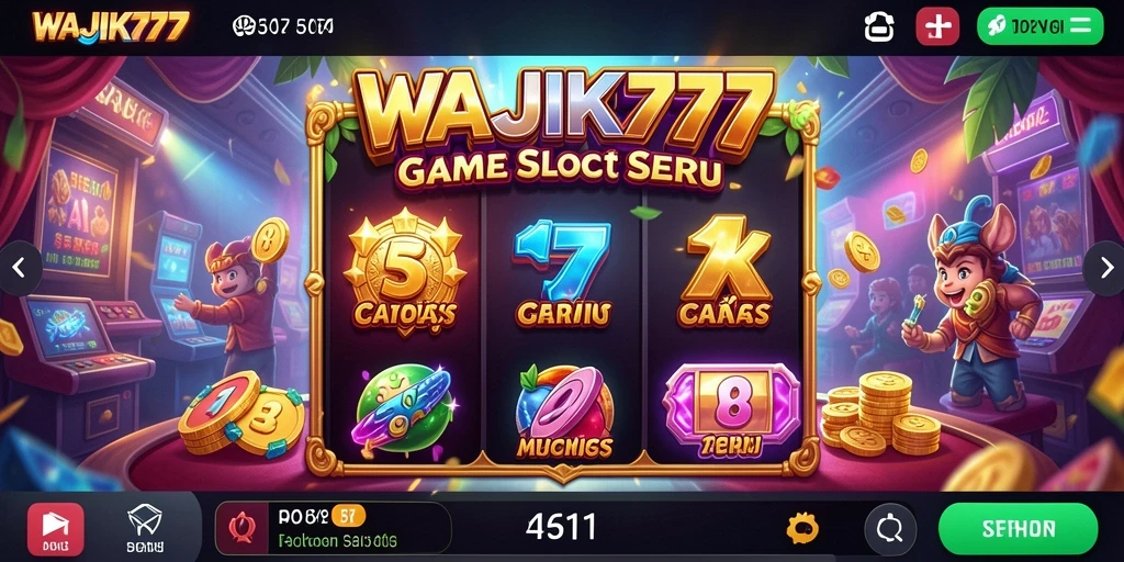 Screenshot utama WAJIK777 menampilkan gameplay Slot yang menarik.