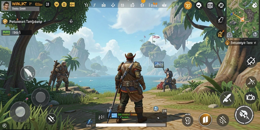 Tampilan gameplay yang menakjubkan dalam dunia terbuka WINJKT.